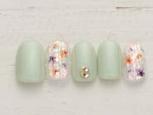 ノーネイル アゲオ イオンモール上尾(NO NAIL AGEO)/バカラフラワー ￥4990