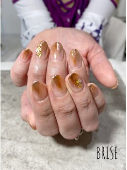 ブライズ(BRISE)/塗りかけネイル☆　