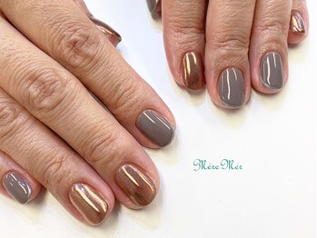 メールメール 和光市本店(MereMer)/ミラー&ワンカラーネイル