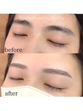 モナ(MoNa)/まつ毛パーマ＋美眉WAX脱毛