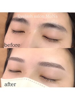 モナ(MoNa)/まつ毛パーマ+美眉WAX脱毛