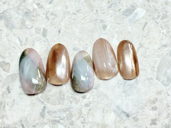 ネイルクロエ(NAIL KCLOE)の写真/豊富なデザインから選べる定額コースが嬉しい!カラーの変更もOK◎ご予算に合わせてネイルを楽しめます♪