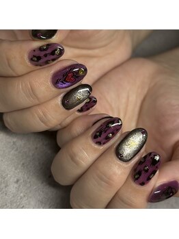 エムネイル(M)/ハロウィンカラーで秋ネイル!