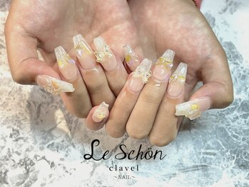 レシャン クラベル(Leschon clavel)の写真/丁寧な施術・もちの良さが、人気の秘密♪長さ出しメニューでフォルムや長さにこだわりたい方にも◎