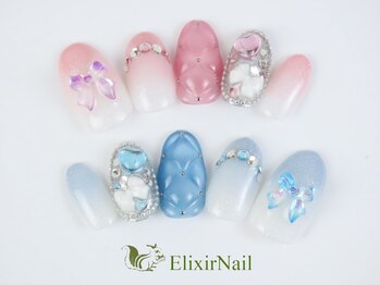 エリクサーネイル 新橋(Elixir Nail)/定額c やり放題/クーポン使用