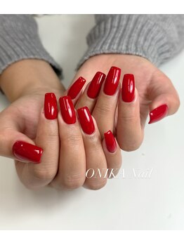 オニカネイル 表参道(ONIKA nail)/American Real red