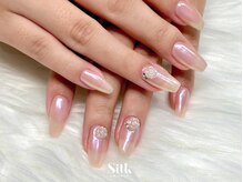 Silk by Bianca 大宮東口店【シルク バイ ビアンカ】/オーロラネイル￥7950