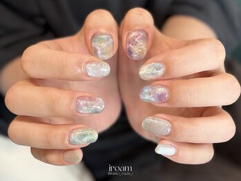 ニュアンスネイル/推し色ネイル