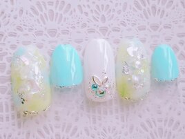 華やかなジェルネイル☆