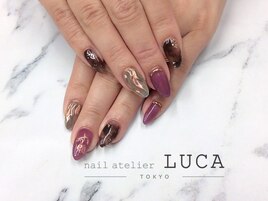 W-55　ミラーニュアンスネイル