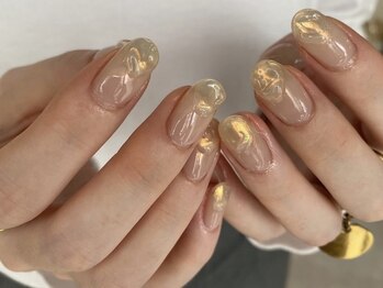 リノ(lino)の写真/【西宮北口/パラジェル取扱◎】ニュアンスネイルが大人気♪当店人気No.1 free art plus ¥11000～