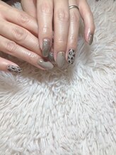 スピードネイル アンド アイ 宇土シティモール店/レアパレード×グレージュ￥7150