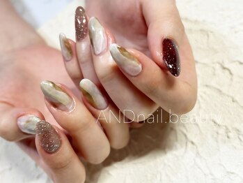 アンドネイル ビューティー(AND nail,beauty)/春ネイル/ニュアンス/藤沢