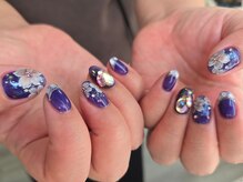 ネイルフロンティア 吉祥寺(NAIL FRONTIER)/F夜桜ミラー11980円