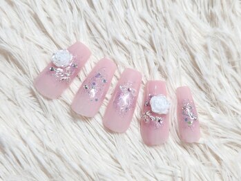 リリオン(RiLion)/定額アート☆ローズ&リボン