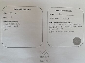 樹 岡山市南区(itsuki)/お客様の声