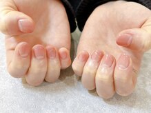 フチュール(futur)/オフィスピンクネイル♪