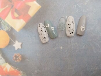 ネイルサロン&スクール ジーナ(GINA)/ダルメシアンぷくぷくネイル