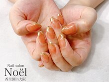 ノエル(Noel)/先端ミラー×ちゅるんネイル