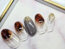 べっ甲・レオパードネイル☆