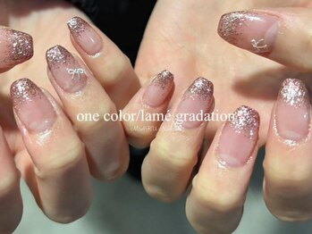 マルネイル 新宿店(MARU NAIL)/ワンカラー/ラメグラ¥5,980