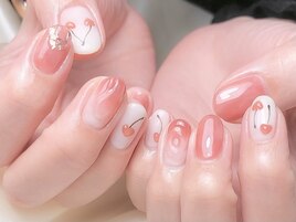 さくらんぼネイル