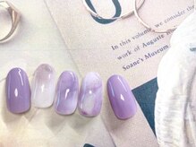 フルールソンネイル(fleur son nail)/6月定額シンプルアート