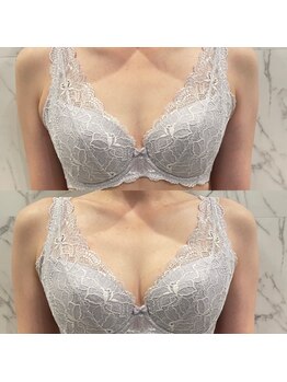 ラボリボーテ(Lab Re:beaute)の写真/左右差・サイズ・下垂にアプローチ★触れたくなる、鏡を見たくなるバストを育てましょう♪