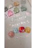 《foot》\夏映え☆/親指アート2本☆持ち込みOK