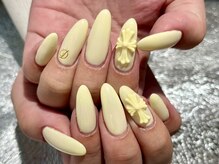 プロテア(protea)/パステルイエローフロム風パーツ