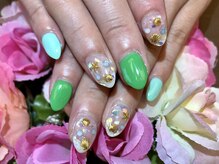 プラハネイル(+HER 美甲)/シェル×ヒトデ