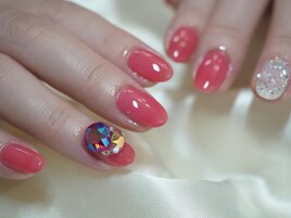 ワンカラー＆ビジュー◇