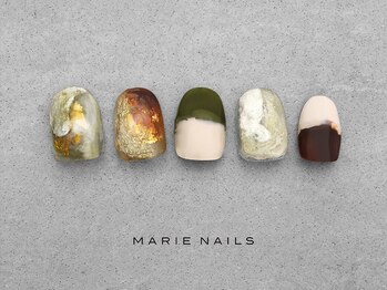 マリーネイルズ 表参道店(MARIE NAILS)/定額￥8000 塗りかけ 0420a