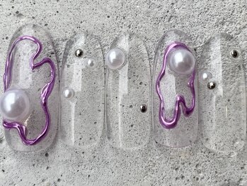 フリークネイル(FREAK Nail)/クリアミラーパール ¥10500