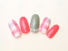 アトリエ ジョワ(Atelier Joie)/☆ブランケットチェックネイル☆