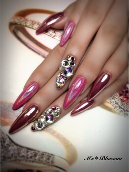 ネイルサロンアンドスクールエムズブロッサム(Nailsalon & school M's Blossom)/スカルプアート込コース