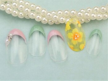 ネイルズガッシュ 大森駅前店(NAILs GUSH)/*クリアフラワー*