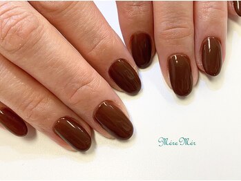メールメール 和光市本店(MereMer)/こっくりブラウンネイル