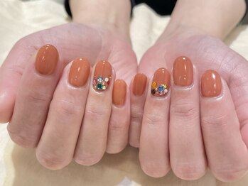 ネイルズ ララ(nails Lala)/レンガカラー