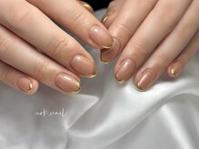 アークネイル 下北沢(urk.nail)/ミラーグラデ