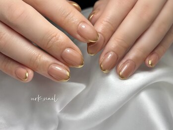 アークネイル 下北沢(urk.nail)/ミラーグラデ