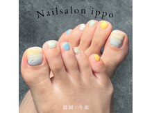 イッポ(ippo)の雰囲気（フットジェル親指アート￥8,000）