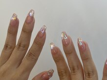 ジェミーネイル シンジュク(Jemiy nail shinjuku)/【Saki】ラメグラうるうる