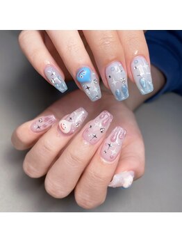 ナナネイルズ(nananails)の写真/最新トレンドをおさえたデザインが豊富◎ブライダルやライブなど大切なイベントネイルにも対応♪