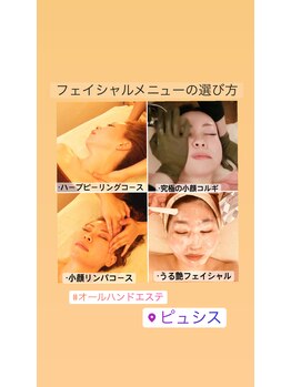 ピュシス(PHYSIS)/フェイシャル4種類有ります