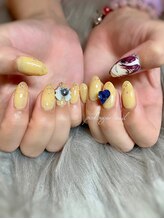 ピンクシュガーネイル(pink sugar nail)/痛ネイル♪