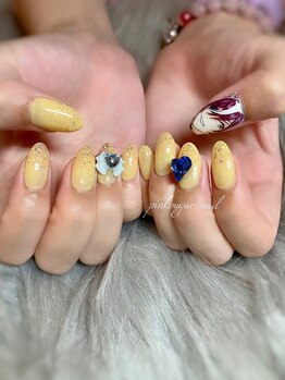 ピンクシュガーネイル(pink sugar nail)/痛ネイル♪