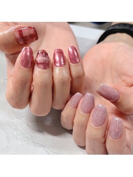 ブラン(blanc)/マグネットチェックネイル