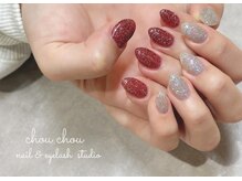 ネイルアンドアイラッシュスタジオ シュシュ(chouchou)/人気きらきらフラッシュ春夏秋冬