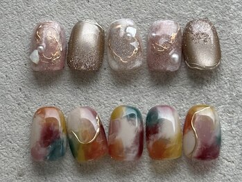 エールルーム 中目黒(aileroom)/ぷるラメ × カラフルart